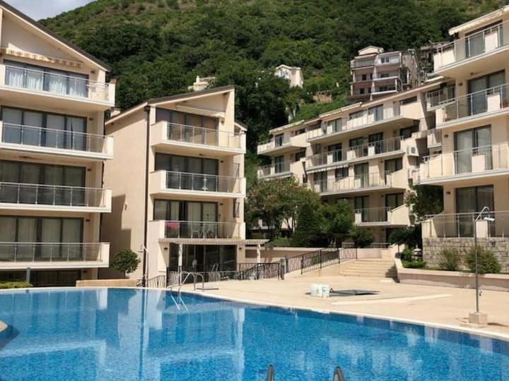 Beauty Apartment In Blue Star Complex Przno Montenegro ภายนอก รูปภาพ